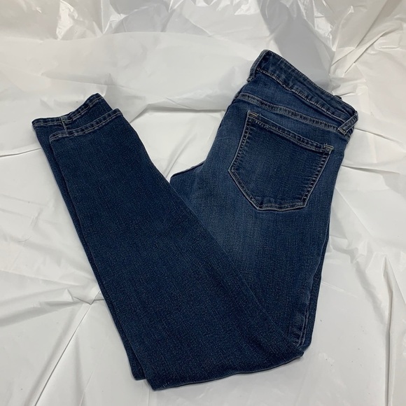 WOMEN’S Old Navy The Rock Star Blue Jeans Size 10 - Picture 2 of 9